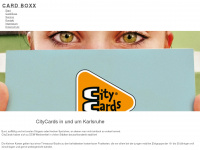 card-boxx.de Webseite Vorschau