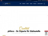 philoro.ch Webseite Vorschau