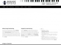 bishopsongs.de Webseite Vorschau