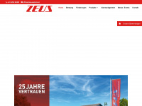 zeus-alarm.at Webseite Vorschau