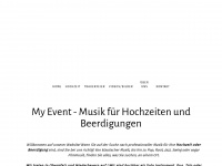myevent-musik.de Webseite Vorschau