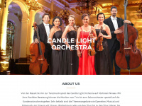 candlelightorchestra.ch Webseite Vorschau