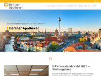 berliner-apotheker.de Webseite Vorschau