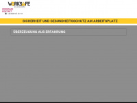 worksafe.at Webseite Vorschau