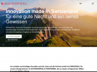 swissfeel.com Webseite Vorschau