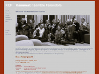 kef-kammerensemblefarandole.ch Webseite Vorschau
