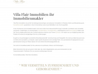 villa-flair-immobilien.de Webseite Vorschau