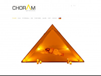 choramlight.com Webseite Vorschau