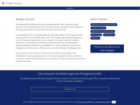 ruedigerschulze.ch Webseite Vorschau