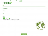 mineco.eu Webseite Vorschau