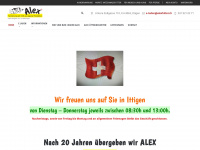 alexfutter.ch Webseite Vorschau
