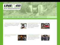 linie411.ch Webseite Vorschau