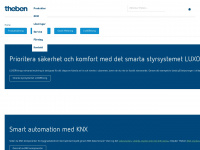 theben.se Webseite Vorschau