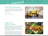 scienceandfiction.ch Webseite Vorschau