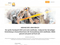 jena-beach.de Webseite Vorschau