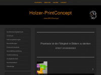 holzer-printconcept.de Webseite Vorschau