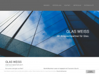 glas-weiss.de Webseite Vorschau