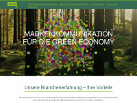 gruene-markenkommunikation.de Webseite Vorschau