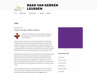 raadvankerkenleusden.nl Webseite Vorschau