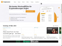 kryptoszene.de Webseite Vorschau