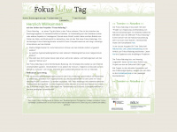 fokusnaturtag.de Webseite Vorschau