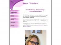 alegria-pflegedienst.de Webseite Vorschau