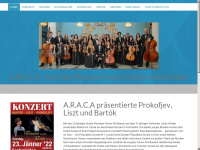 araca.at Webseite Vorschau