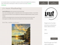 jbmusic-musikverlag.de Webseite Vorschau