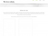 we-love-robots.com Webseite Vorschau