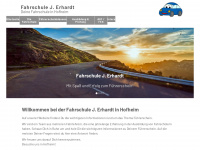 fahrschule-erhardt.de Webseite Vorschau