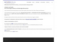 intuistik-verlag.de Webseite Vorschau