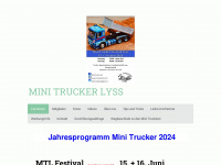 minitruckerlyss.ch Webseite Vorschau