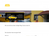 taxi-gaukler.de Webseite Vorschau