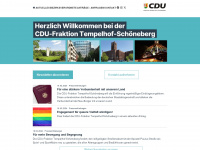 cdu-fraktion-tempelhof-schoeneberg.de Webseite Vorschau