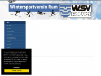 wsv-rum.at Webseite Vorschau