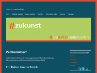 prokultur-zuerich.ch Webseite Vorschau