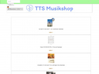 tts-musikshop.de Webseite Vorschau