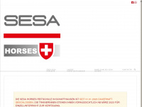 sesa-horses.ch Webseite Vorschau