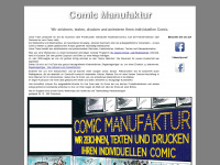 comic-manufaktur.de Webseite Vorschau
