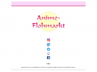 anime-flohmarkt.de Webseite Vorschau