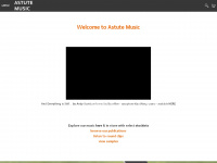 astute-music.com Webseite Vorschau