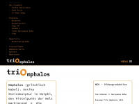 trio-omphalos.de Webseite Vorschau