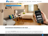 iloca-hotelsoftware.de Webseite Vorschau