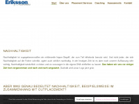 eriksson-associates.com Webseite Vorschau
