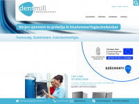 dentmill.hu Webseite Vorschau