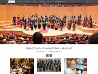 franzoesische-kammerphilharmonie.com Webseite Vorschau