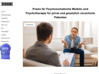 psom-praxis.de Webseite Vorschau
