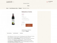 balsamico-creme.de Webseite Vorschau