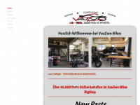 vauzwo-bikes.de Webseite Vorschau