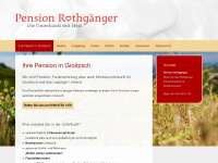 pension-rothgaenger.de Webseite Vorschau
